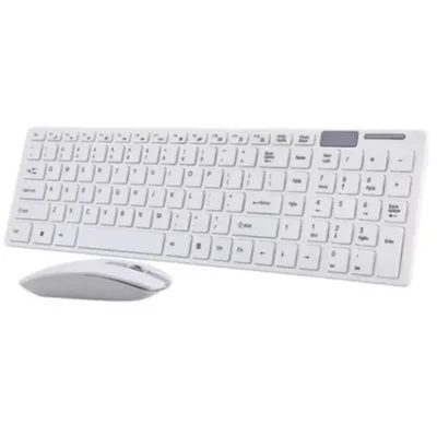 Kit Teclado Mouse Wireless S/fio Ultra Slim 2.4 Ghz K-06
