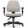 Cadeira De Escritório Giratória, Executiva Ergonômica, Sky L02, Suede Bege - Lyam Decor