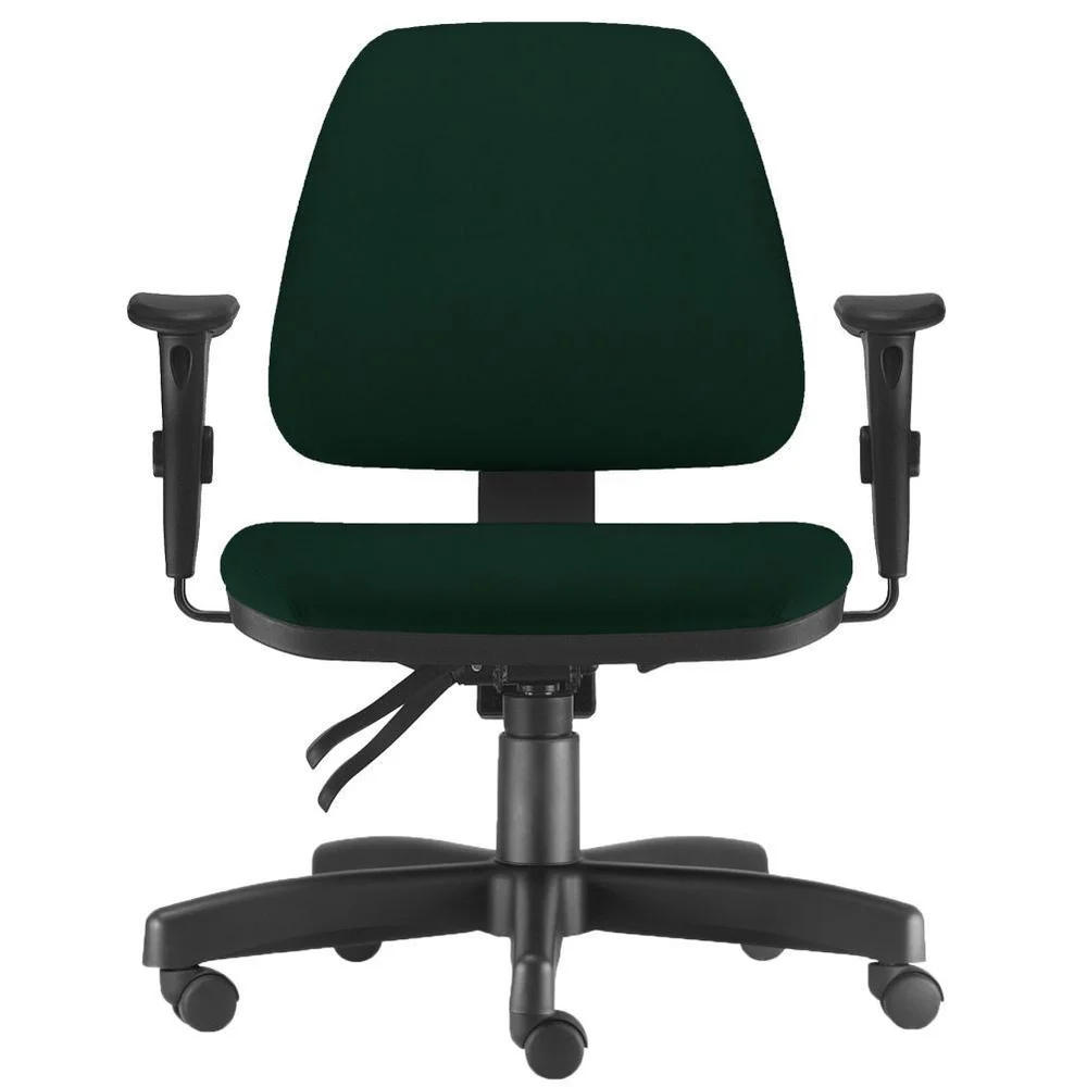 Imagem 4 de 4 do produto Cadeira De Escritório Giratória, Executiva Ergonômica, Sky L02, Crepe/Verde Musgo - Lyam Decor
