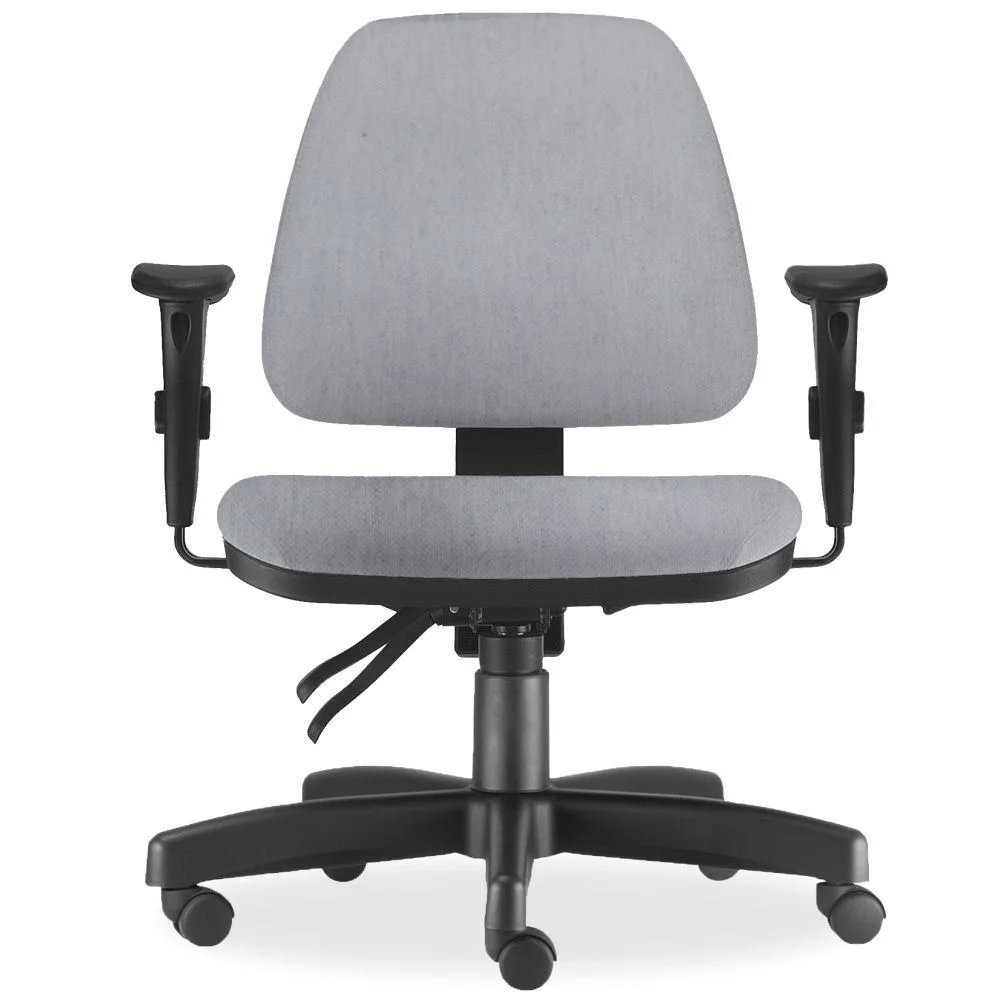 Imagem 4 de 4 do produto Cadeira De Escritório Giratória, Executiva Ergonômica, Sky L02, Linho Cinza - Lyam Decor
