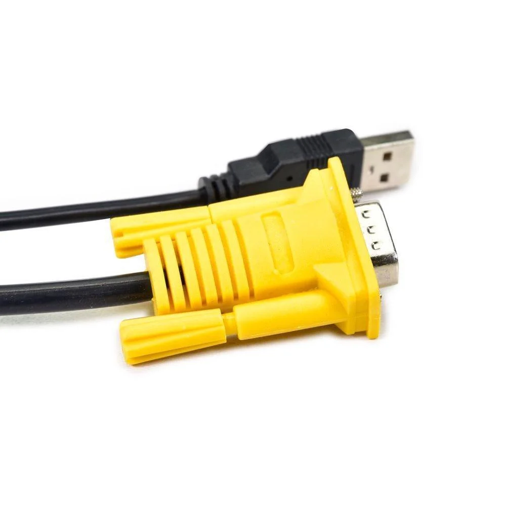 Imagem 4 de 5 do produto Cabo Kvm Switch Usb Ab + Vga Mm 15m Comtac 9377