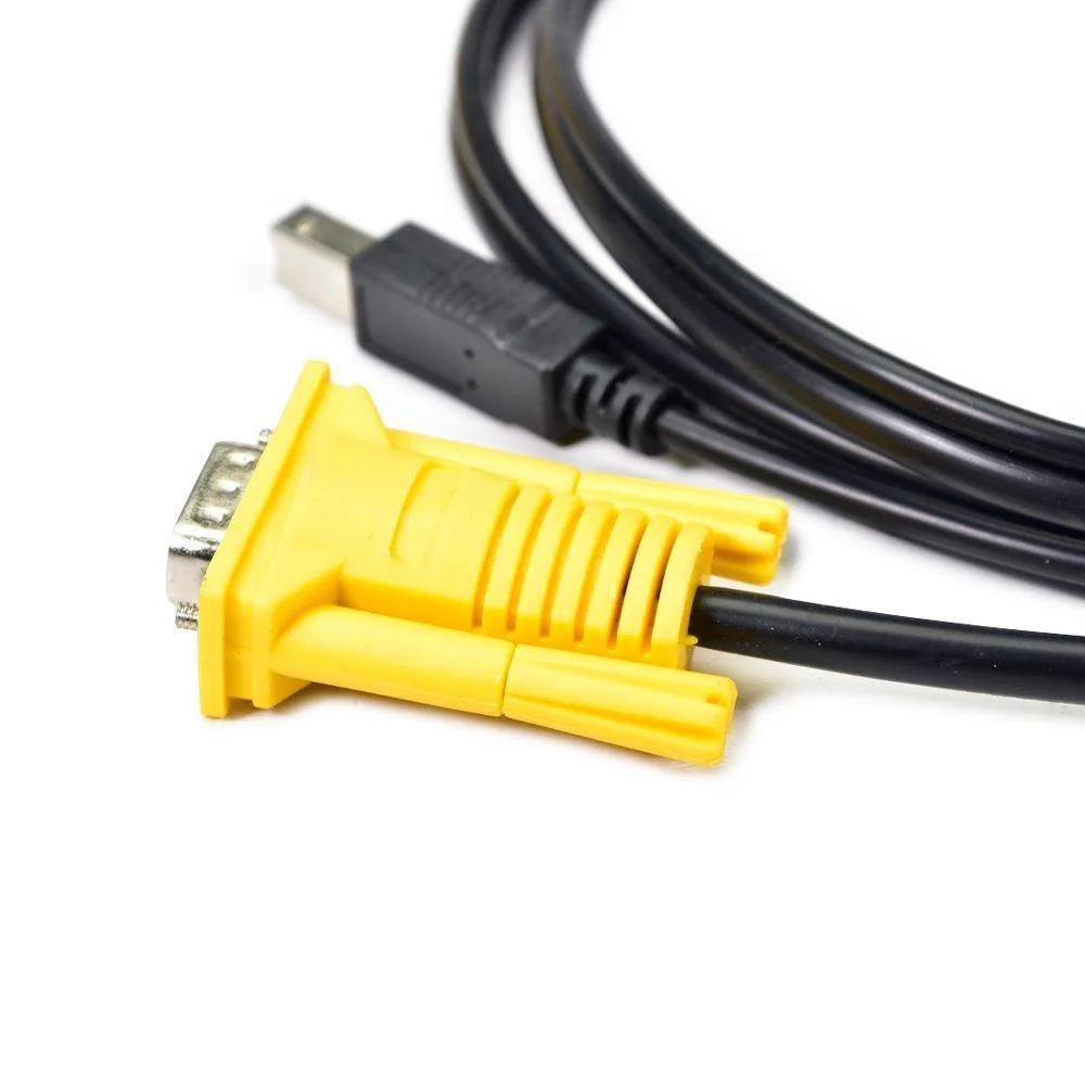 Imagem 5 de 5 do produto Cabo Kvm Switch Usb Ab + Vga Mm 15m Comtac 9377