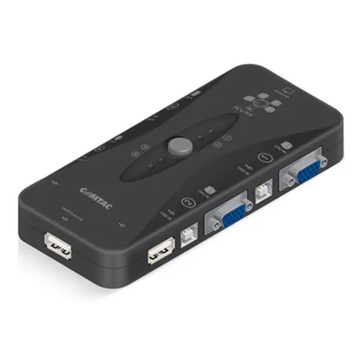 Chaveador Kvm UBS, Vga, Switch Para 4, Computadores Comtac 9391