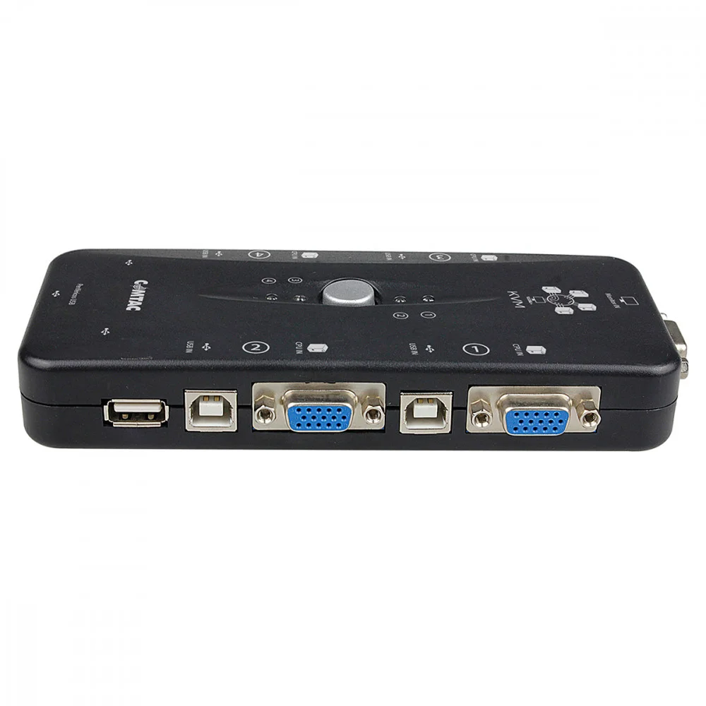 Imagem 2 de 5 do produto Chaveador Kvm UBS, Vga, Switch Para 4, Computadores Comtac 9391