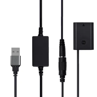 Adaptador Dummy Bateria Np-fz100 Usb Decodificado Para Power Bank (bivolt)