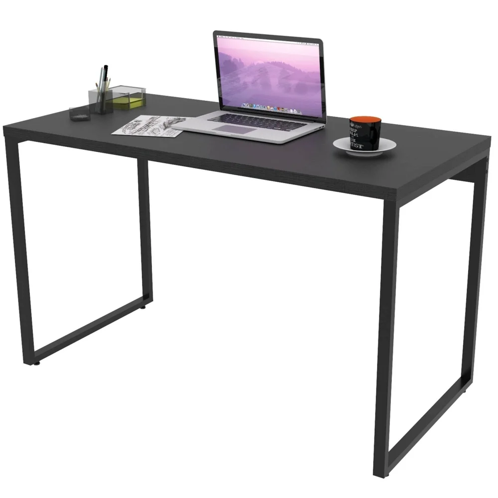 Imagem 4 de 5 do produto Mesa Para Escritório Lyam Decor Home Office Estilo Industrial Form C01 120 Cm Preto Onix