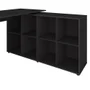 Mesa Para Escritório Extensível Escrivaninha Home Office Nero A02 Preto - Lyam Decor