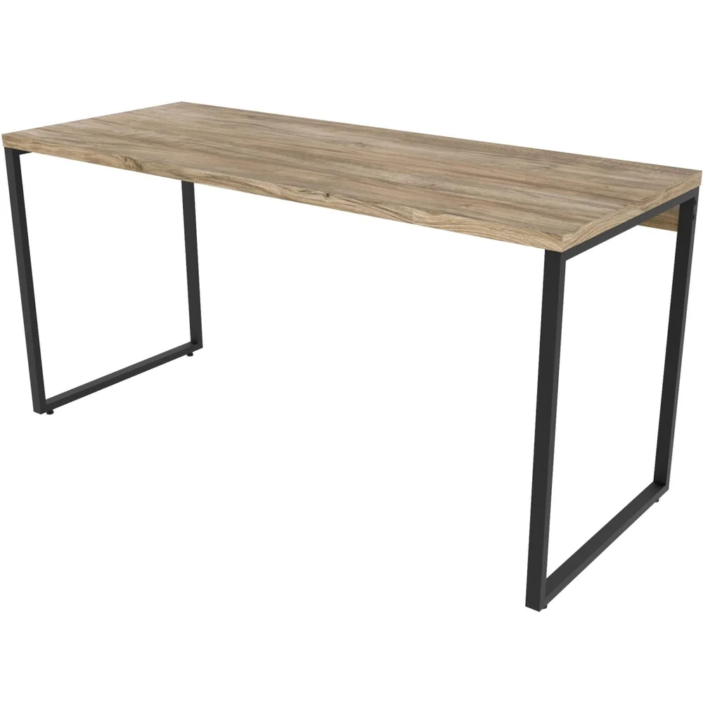 Imagem 5 de 5 do produto Mesa Para Escritório Home Office Estilo Industrial Form C01 150 Cm Carvalho - Lyam Decor