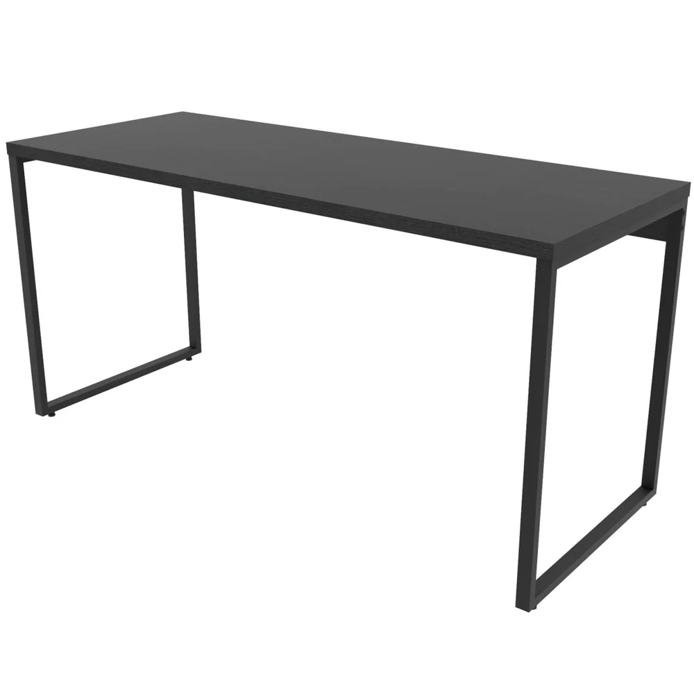 Imagem 5 de 5 do produto Mesa Para Escritório Lyam Decor Home Office Estilo Industrial Form C01 150 Cm Preto Onix