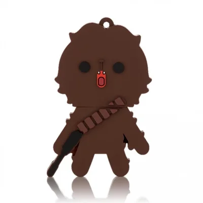 Pen Drive Chewbacca 8GB, USB Leitura 10MB/s e Gravação 3MB/s, Multi - PD041