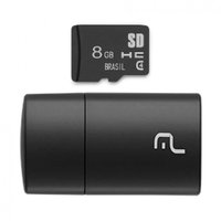 Cartao 8GB Multi 65087 Micro SD Com Adaptador USB 2x1 Mc161 / Un /