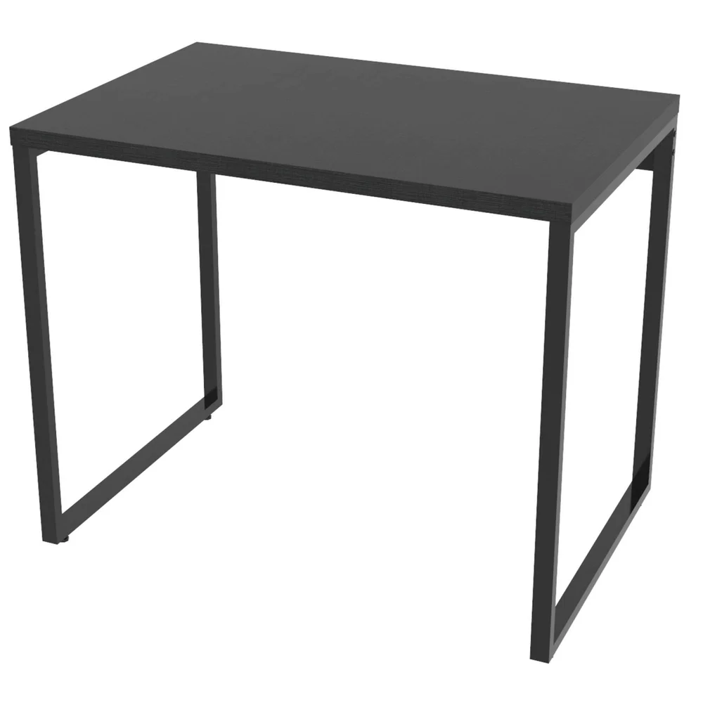 Imagem 5 de 5 do produto Mesa Para Escritório Home Office Estilo Industrial Form C01 90 Cm Preto Onix - Lyam Decor