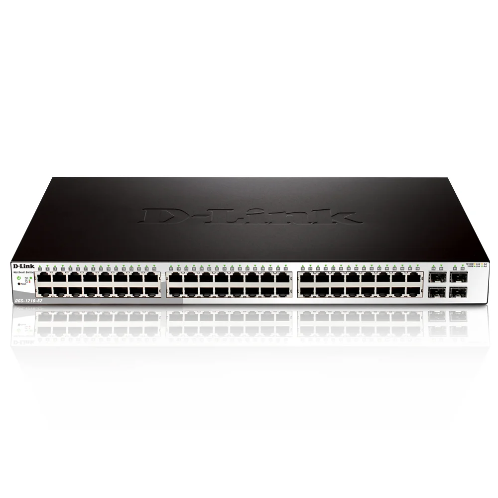 Switch DLink Smart Gigabit Ethernet 52 Kabum