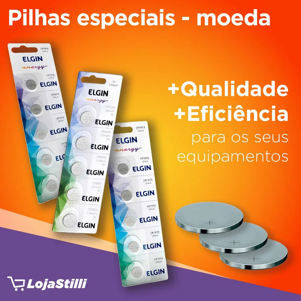 Pilha Bateria Botão Cr1620 3v Lithium Ct Com 05