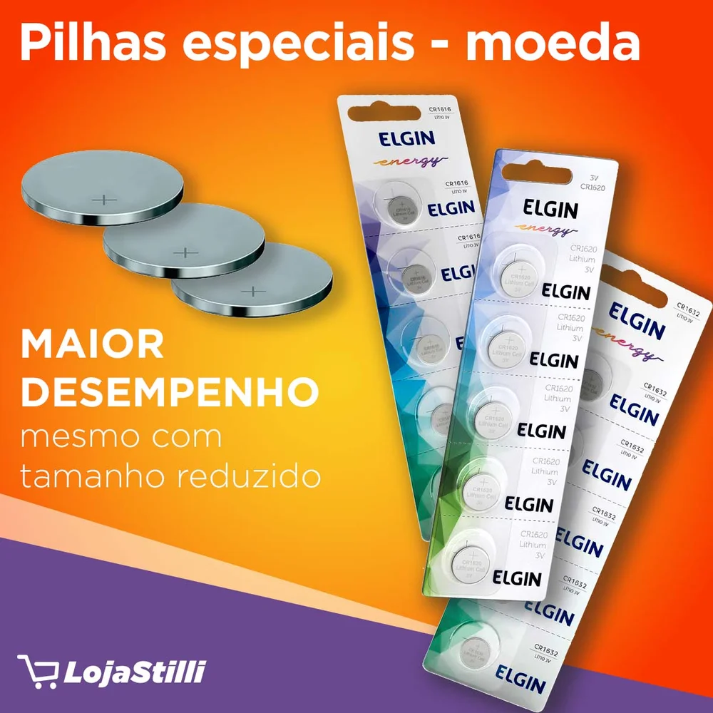 Pilha Bateria Botão Cr1620 3v Lithium Ct Com 05