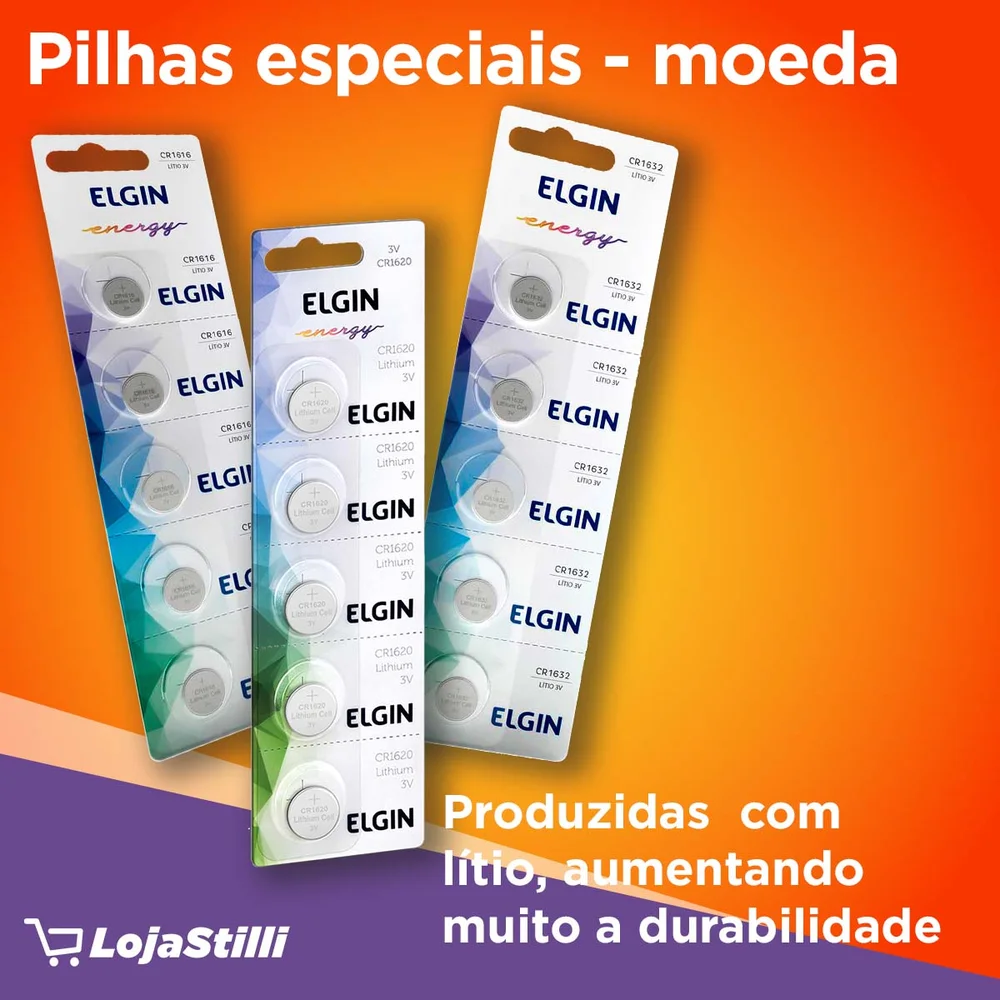 Pilha Bateria Botão Cr1620 3v Lithium Ct Com 05