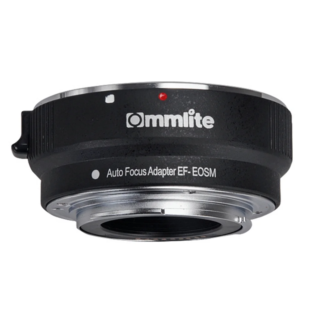 Imagem 3 de 5 do produto Adaptador Commlite Cm-ef-eosm Montagem Lentes Ef Em Câmeras Canon Eos-m Com Foco Eletrônico