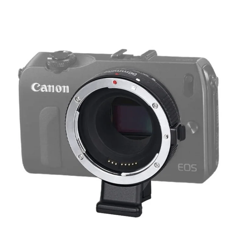 Imagem 5 de 5 do produto Adaptador Commlite Cm-ef-eosm Montagem Lentes Ef Em Câmeras Canon Eos-m Com Foco Eletrônico