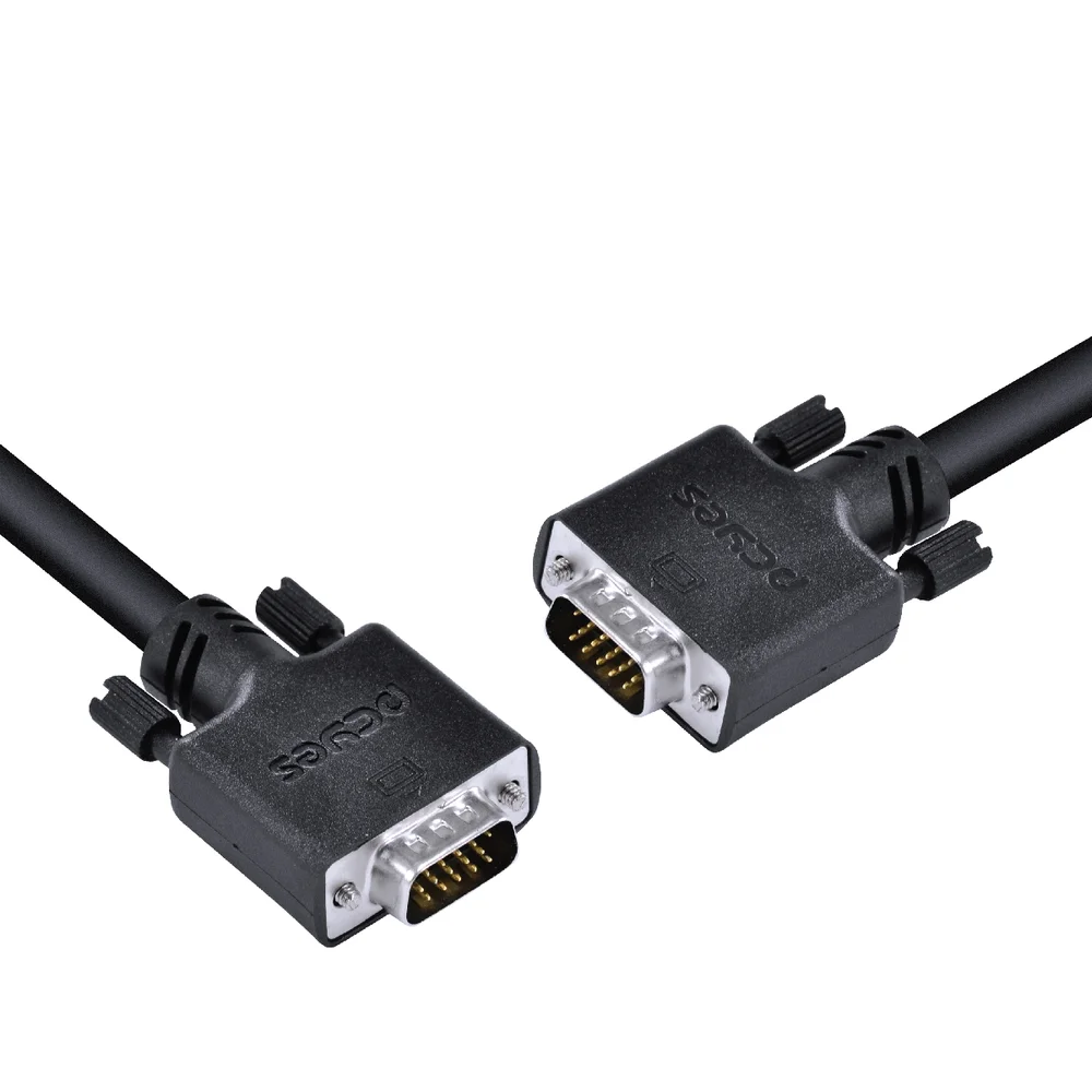 Imagem 4 de 5 do produto Cabo De Video PCYES Pvm15-2 VGA 15 Pinos Macho Para VGA 15 Pinos Macho 28awg Puro Cobre 2 Metros