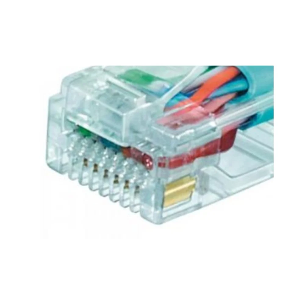 Imagem 3 de 4 do produto Cabo De Rede Utp (Patch Cord) Rj45 Cat 5e, 2.50 Metros, Azul - Furukawa T568a