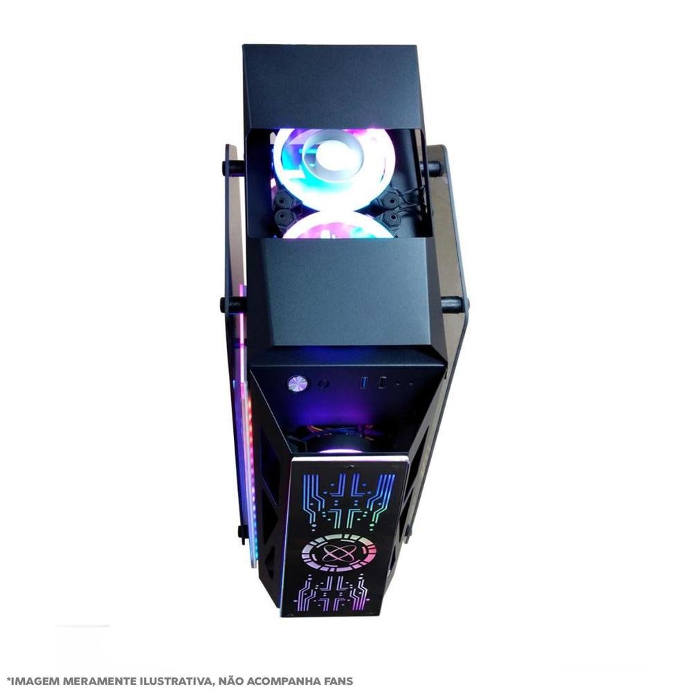 Imagem 4 de 5 do produto Gabinete Gamer Gs Lumine Cglkl06p Pixxo