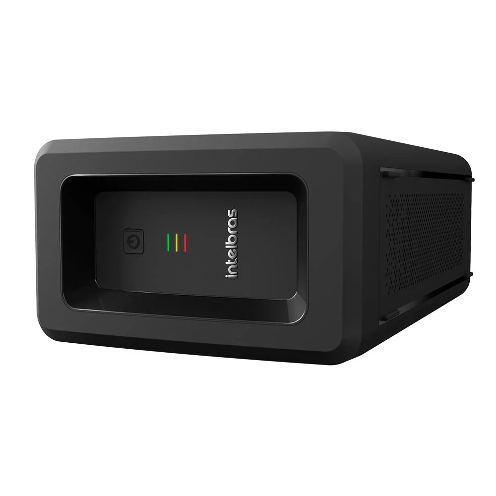 Imagem 3 de 5 do produto Nobreak Intelbras 1200va Attiv, Monovolt 120v, 8 Tomadas 2x, Baterias 12v, 7ah, 4822207, Preto