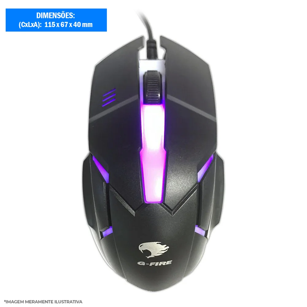 Imagem 4 de 5 do produto Mouse Gamer MOG017, G-Fire