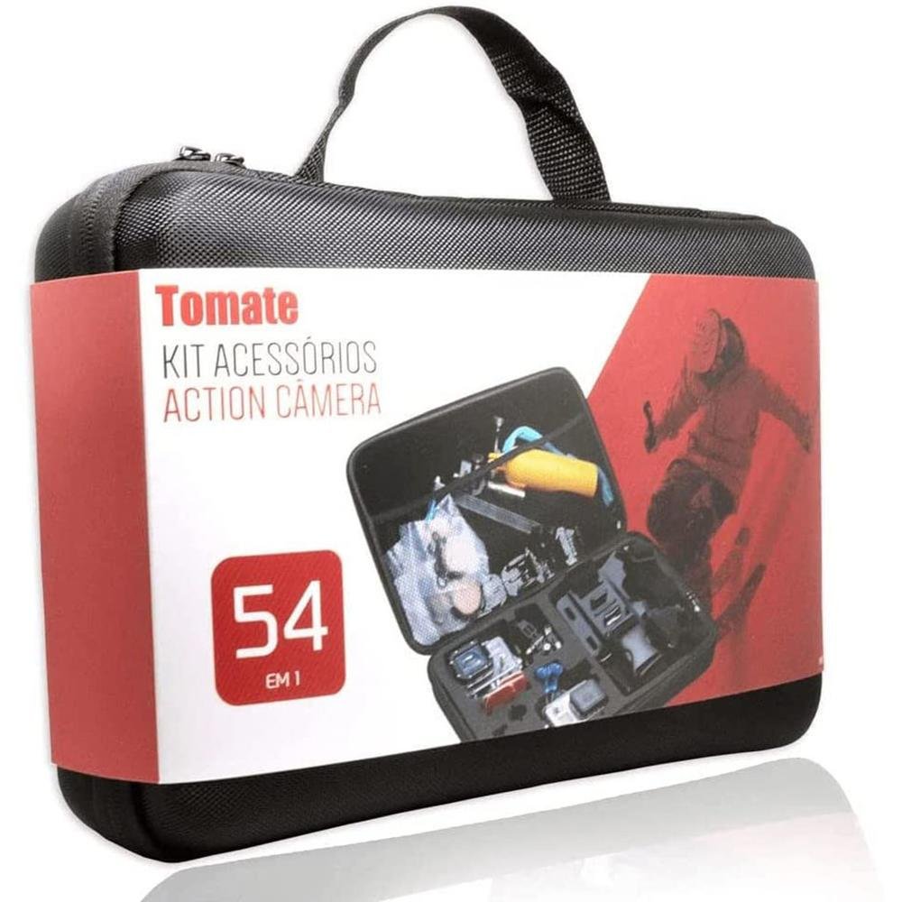 Kit Tomate de Acessórios Action Câmera, 26 itens Kit Tomate de Acessórios Action Câmera, 26 itens