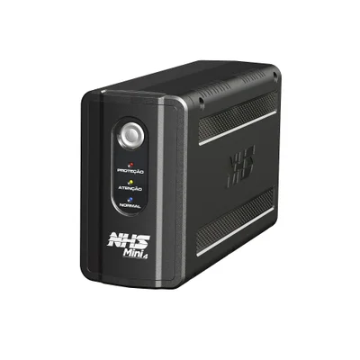 Nobreak NHS Mini 4, 600VA, Bateria Selada 7AH, Bivolt, Saida 120V, Preto - 90.A1.006100