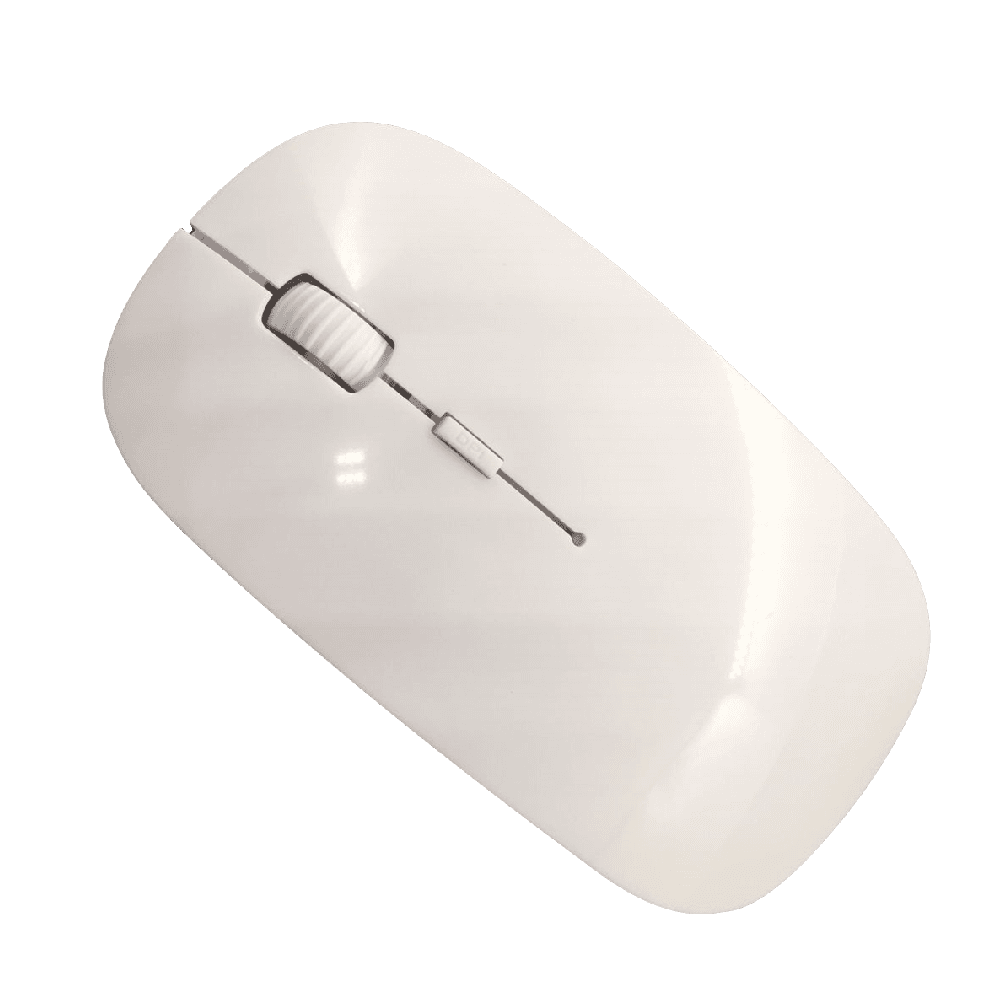 Imagem 1 de 1 do produto Mouse Wireless 2.4g Cor Branco 1200 Dpi