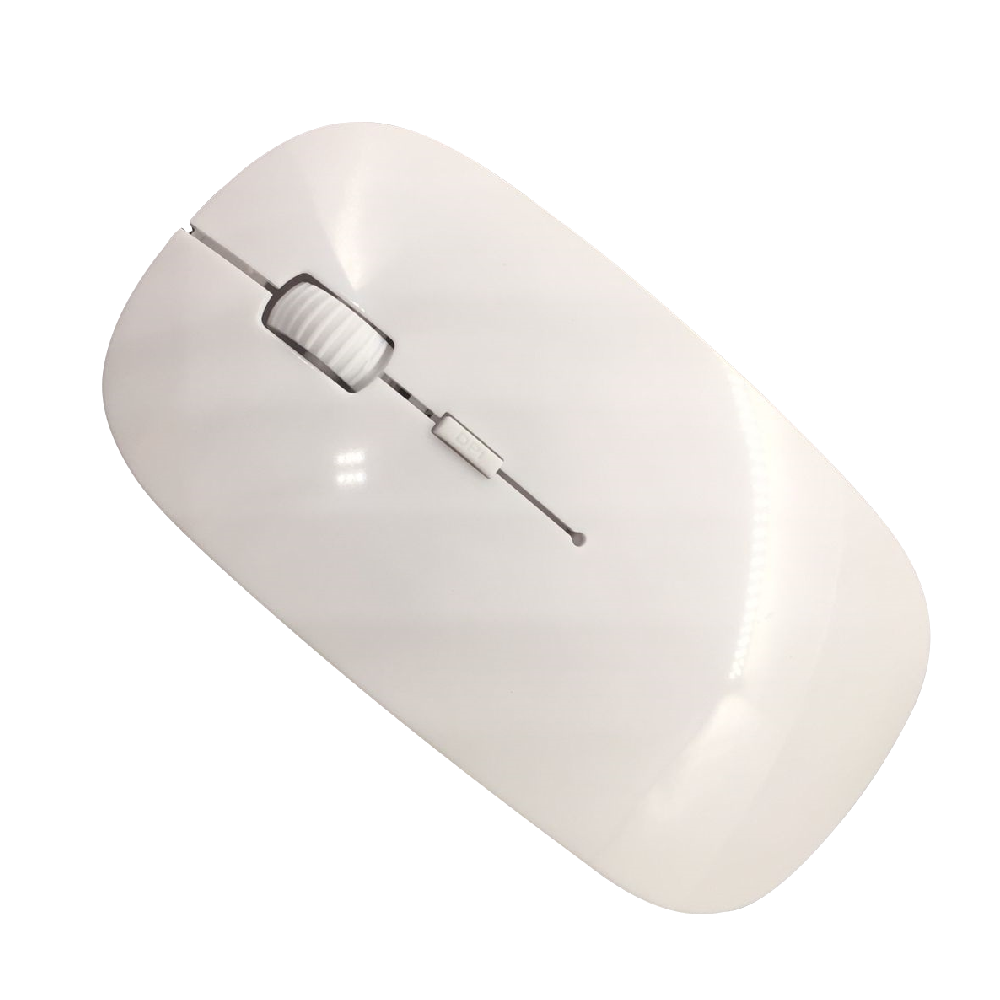 Mouse Wireless 2.4g Cor Branco 1200 Dpi