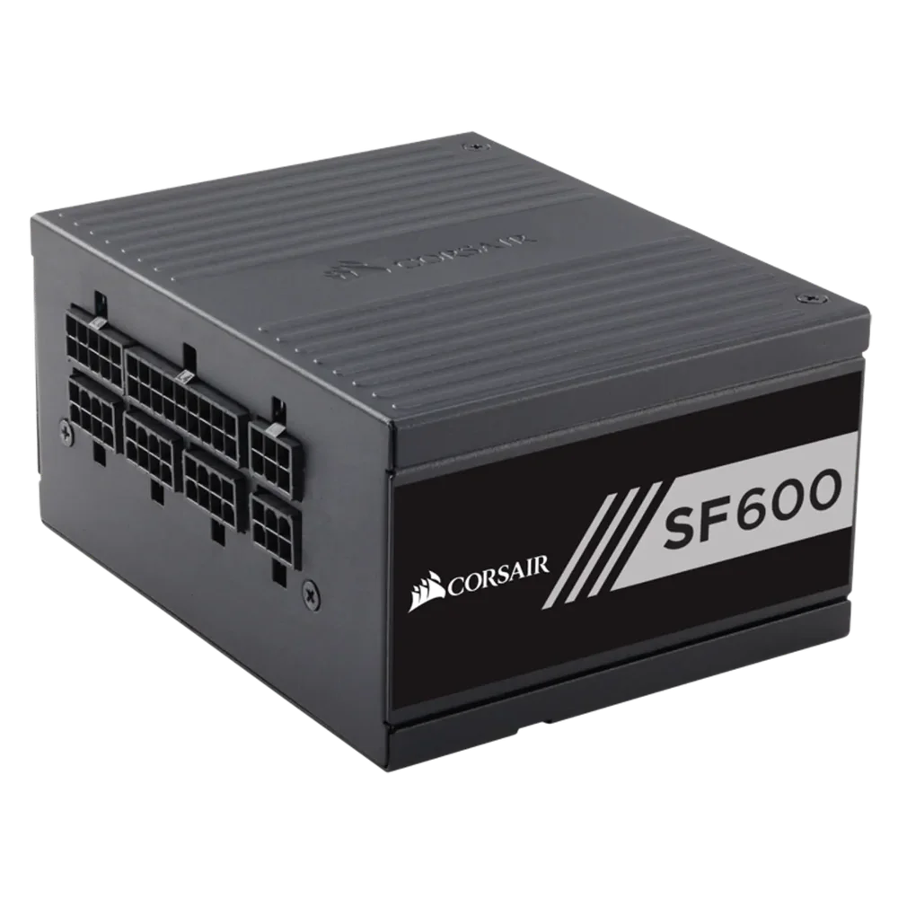 Fonte Corsair SFX SF600, 600W, 80 Plus Gold, Modular, PFC Ativo - CP-9020105-WW Fonte Corsair SFX SF600, 600W, 80 Plus Gold, Modular, PFC Ativo - CP-9020105-WW