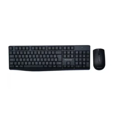 Kit Teclado E Mouse Sem Fio, 2.4ghz, Multimídia Usb Com Pilhas - Tc270
