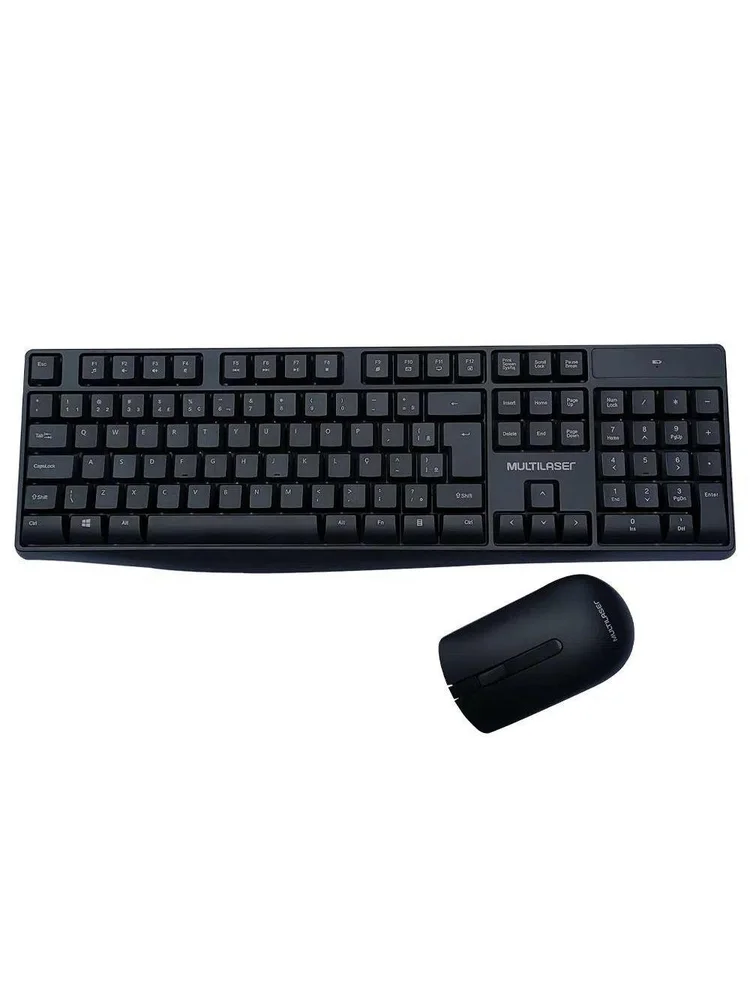 Imagem 5 de 5 do produto Kit Teclado E Mouse Sem Fio, 2.4ghz, Multimídia Usb Com Pilhas - Tc270