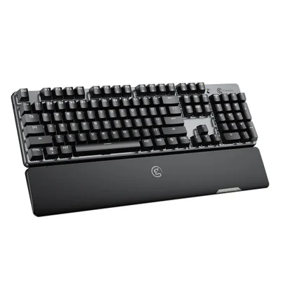 Teclado Gamer Mecânico Gamesir Sem Fio, Wireless, Bluetooth E USB, Switch TTC Blue, Preto - GK300