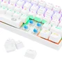 Teclado Mecânico Gamer Redragon Lakshmi, LED Rainbow, Switch Azul, Rollover N-Key, Doubleshot ABS, ABNT2 - K606w-r