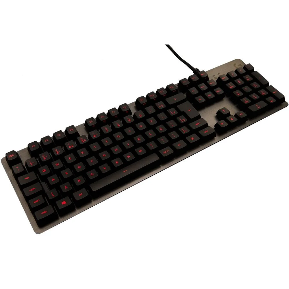 Teclado Mecânico Gamer Logitech G413 Carbon, Switch Blue, Abnt2 - 920-009162 Teclado Mecânico Gamer Logitech G413 Carbon, Switch Blue, Abnt2 - 920-009162