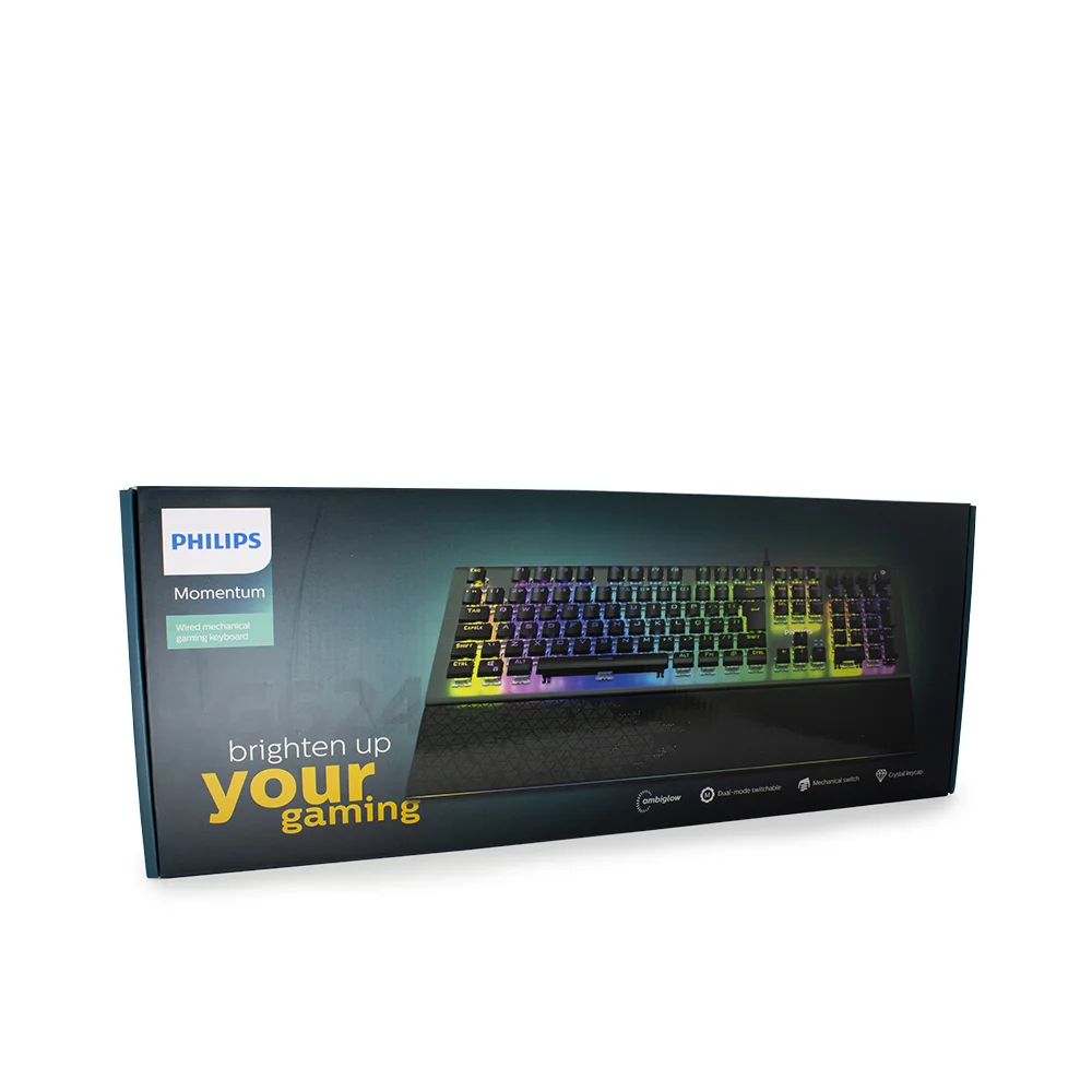 Teclado Gamer Mecânico, Momentum Philips - Spk8624 Teclado Gamer Mecânico, Momentum Philips - Spk8624