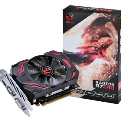 Placa de Vídeo PCYes AMD Radeon R7200 Series R7240, 2GB DDR5