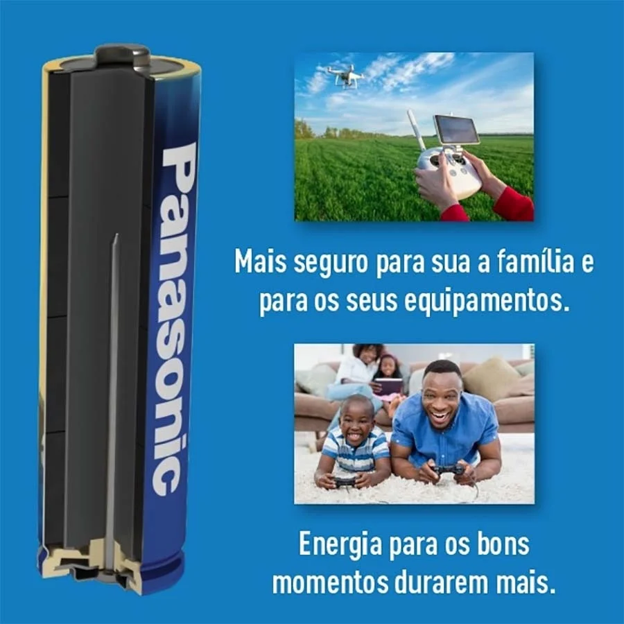 Pilha Alcalina Premium Aa Com 2 Lr6egr/2b96 Pilha Alcalina Premium Aa Com 2 Lr6egr/2b96