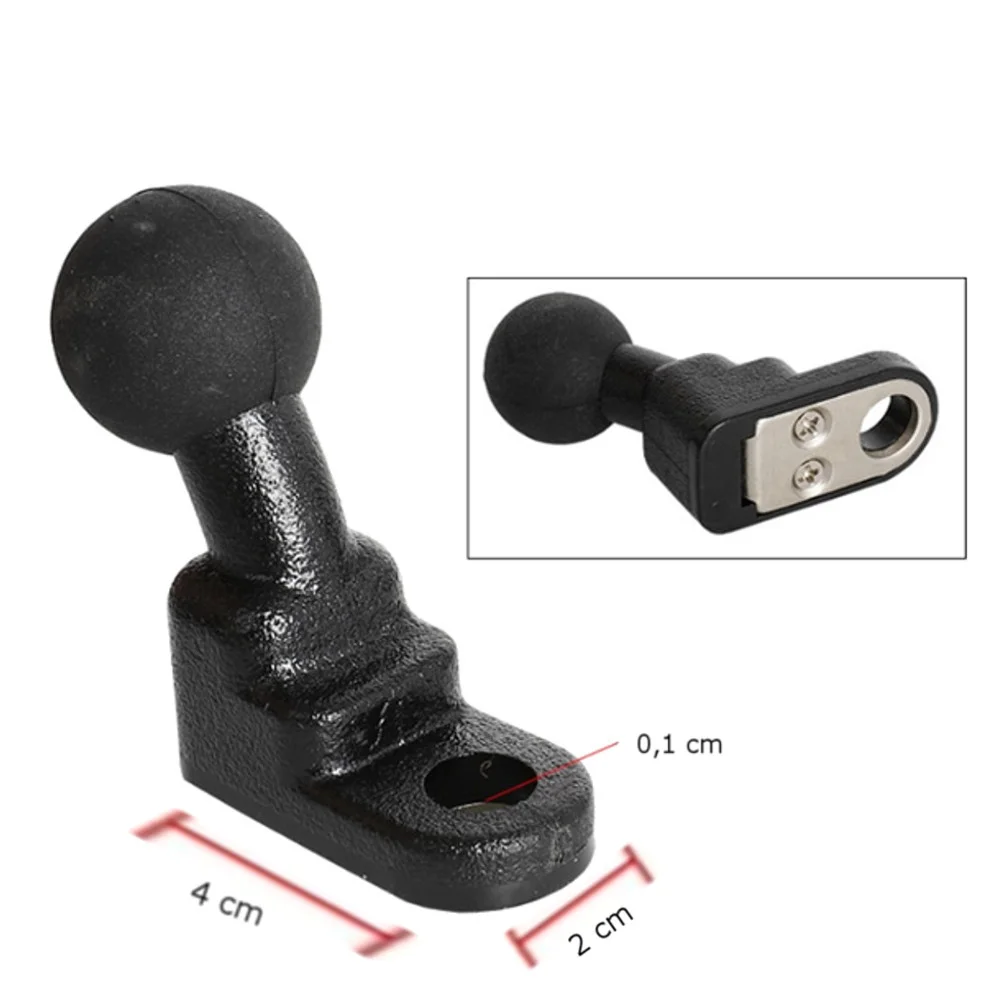 Imagem 5 de 5 do produto Suporte 360° Para espelho De Moto Para Gopro, Sjcam, Eken - Preto