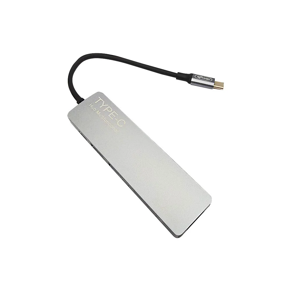 Imagem 5 de 5 do produto HUB Knup USB-C, Multifuncional 5x1, HDMI, USB 2.0 E 3.0, Com Leitor De Cartão SD