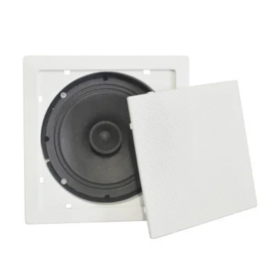 Arandela Quadrada Fiamon Plastico 6 Polegadas Com Difusor 30rms 8r Branca