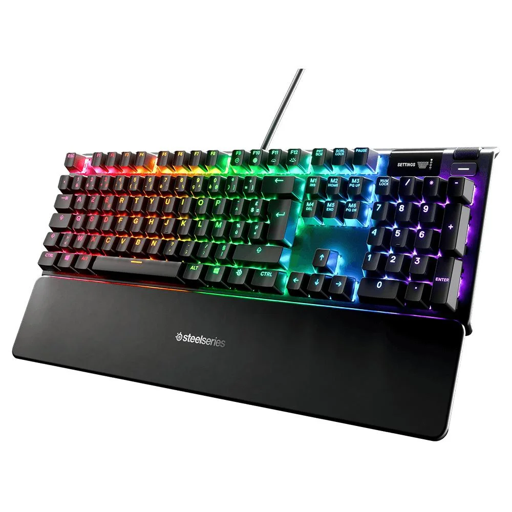 Imagem 2 de 5 do produto Teclado Gamer Com Fio Steelseries Apex 5 Us 64532