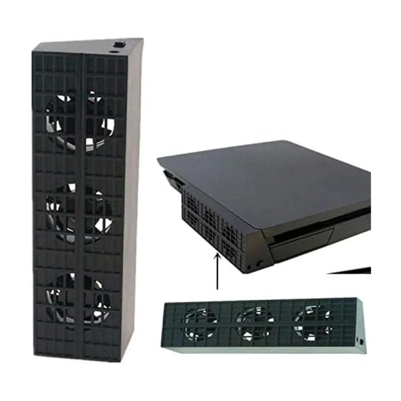 Imagem 2 de 5 do produto Cooler Turbo Ventilador Automático Dobe, 3 Fans, Para Playstation 4 Slim -Tp4-819