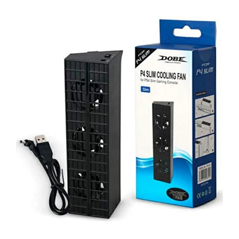 Imagem 3 de 5 do produto Cooler Turbo Ventilador Automático Dobe, 3 Fans, Para Playstation 4 Slim -Tp4-819