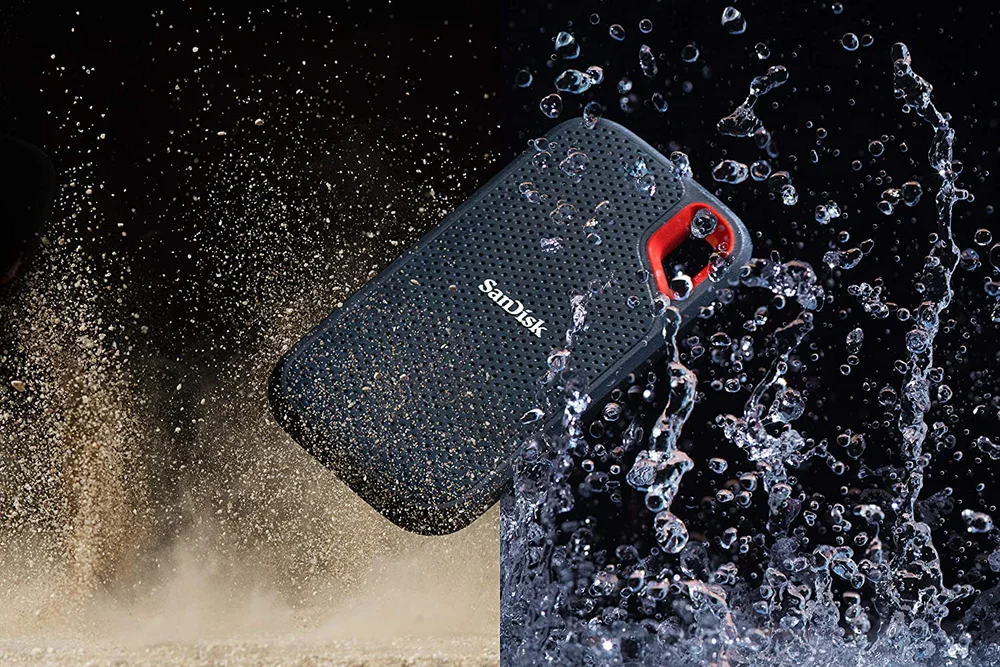 Imagem 3 de 5 do produto HD SSD Externo Sandisk 1TB Portatil Sdssde30-1t00-g25 - Preto