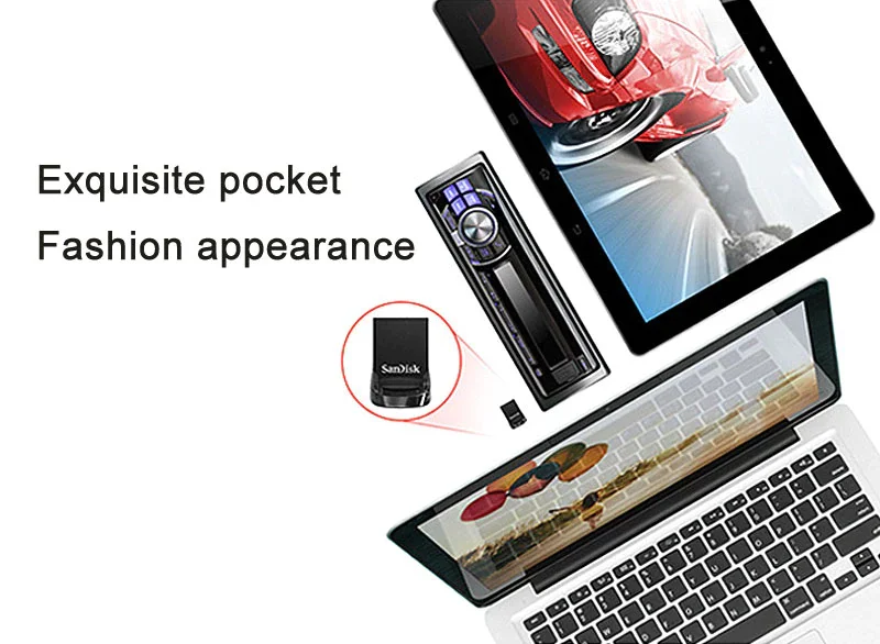 Imagem 5 de 5 do produto Pendrive Sandisk Z430 Ultra Fit 128gb.