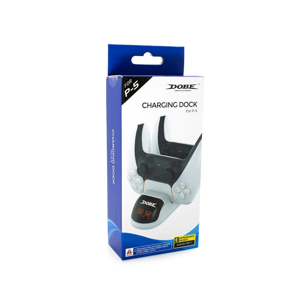Imagem 2 de 5 do produto Dual Charging Dock Com Visor Para Controle P5 Dobe Tp5-0506