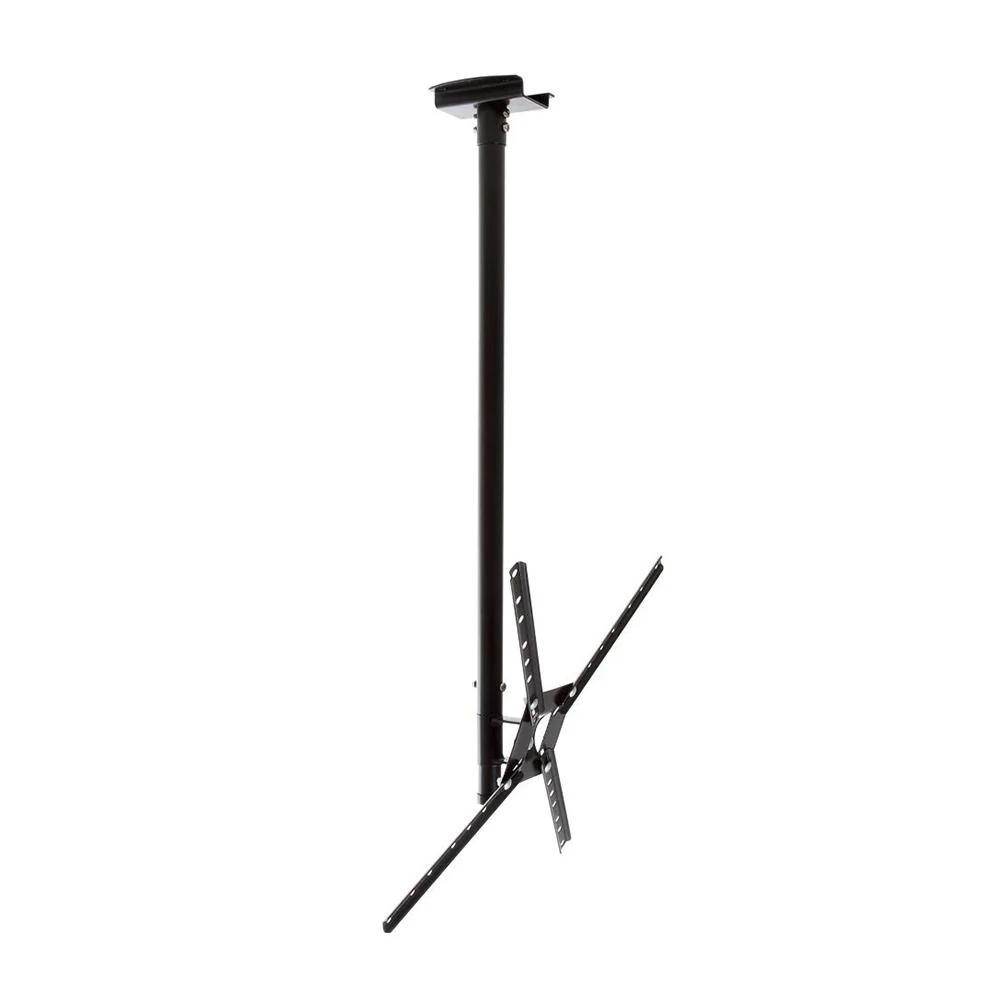 Suporte De Teto Para Tv Lcd / Plasma E Led De 10´´ A 55´´ + Suporte Para Conversor Sbrp150 Preto - 5 M